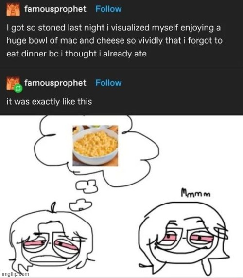 how all my dreams go: gaining nutrients from the mind | made w/ Imgflip meme maker