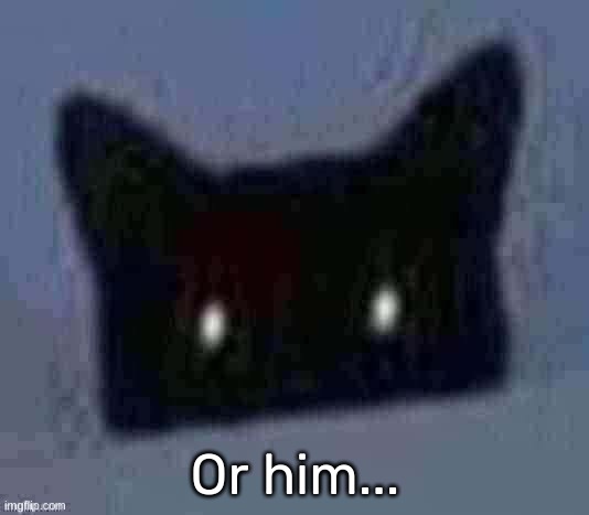 Cat Demon | Or him... | image tagged in cat demon | made w/ Imgflip meme maker