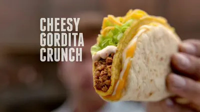 Taco Bell Cheesy Gordita Crunch Blank Meme Template