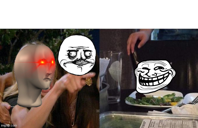 Woman Yelling At Cat Meme | image tagged in memes,woman yelling at cat | made w/ Imgflip meme maker
