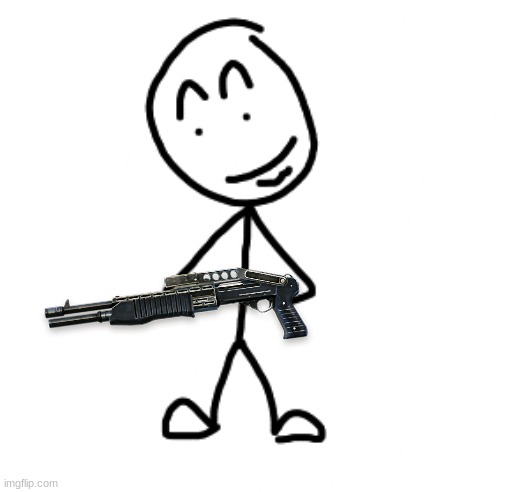 idiot wields a shotgun | image tagged in loads shotgun with malicious intent | made w/ Imgflip meme maker