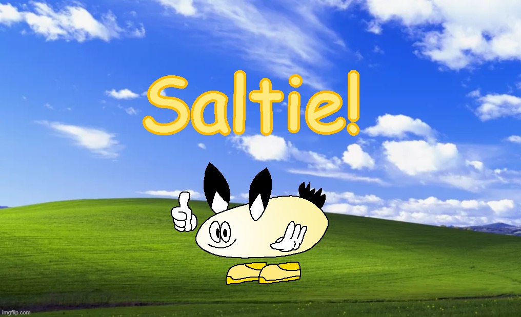 Saltie the Sea Bunny! He's inspired by digital assistants like Clippy or BonziBUDDY! | made w/ Imgflip meme maker