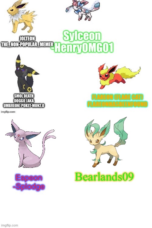 I like leafeon alright… | Bearlands09 | made w/ Imgflip meme maker