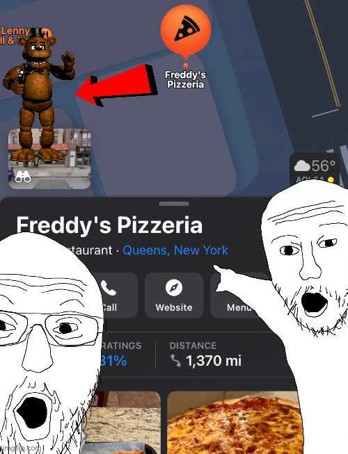 Um, Guys, Is That Freddy Fazbear? | image tagged in fnaf,five nights at freddys,memes,freddy fazbear,five nights at freddy's | made w/ Imgflip meme maker
