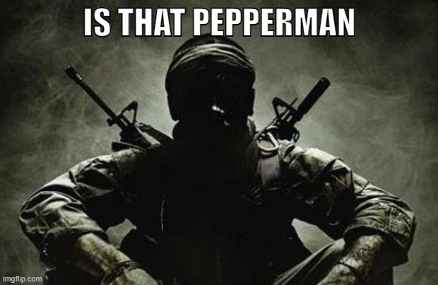 Is that Frieza? | IS THAT PEPPERMAN | image tagged in is that frieza | made w/ Imgflip meme maker