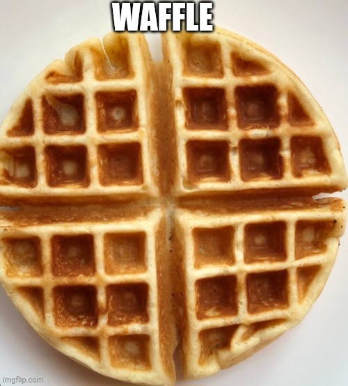 Waffle | WAFFLE | image tagged in waffles | made w/ Imgflip meme maker