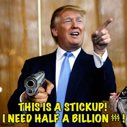 One Trump solution | image tagged in trump gun | made w/ Imgflip meme maker