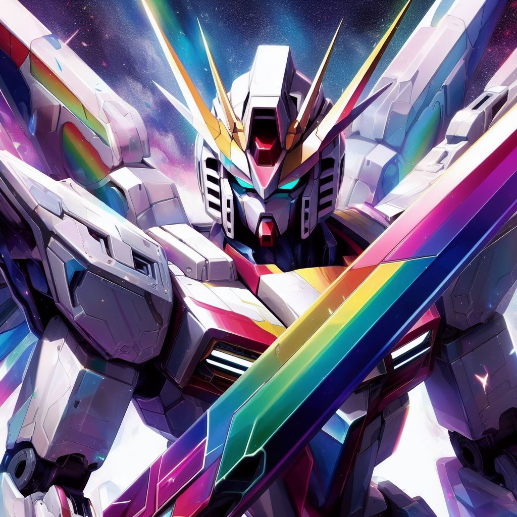 Rainbow Gundam ? ? ? Blank Meme Template