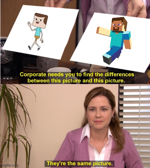 Jeff and Steve look exactly the same | image tagged in memes,they're the same picture | made w/ Imgflip meme maker