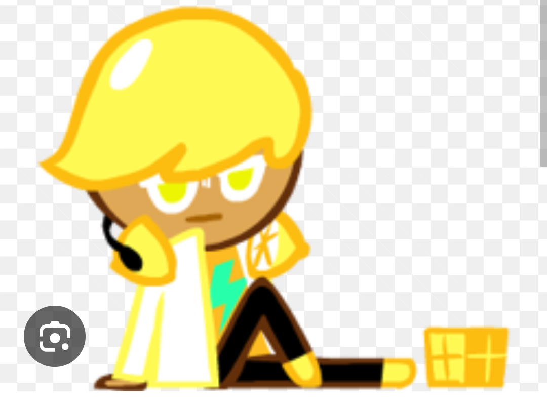 High Quality Lemon Cookie Taking a Break Blank Meme Template