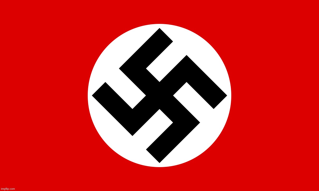 image tagged in nazi flag | made w/ Imgflip meme maker