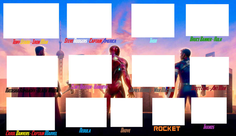 Avengers Endgame Casting Meme Blank Meme Template