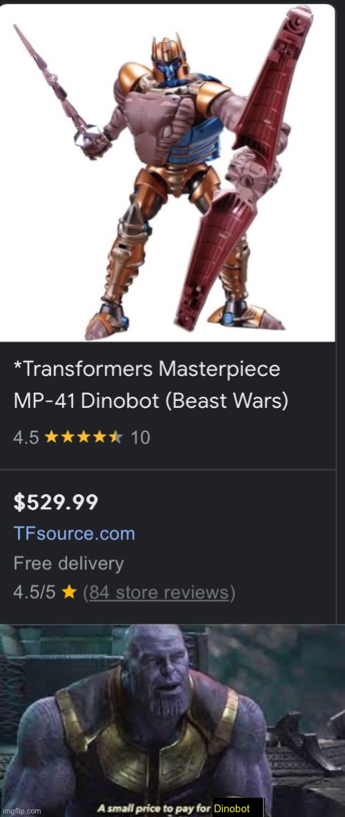 Dinobot | made w/ Imgflip meme maker