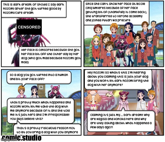 Yes precure 5 the sequel series (made by me): episode 3 | comic.studio | image tagged in precure,yes precure 5,futari wa precure,wonderful precure,comic studio | made w/ Imgflip meme maker