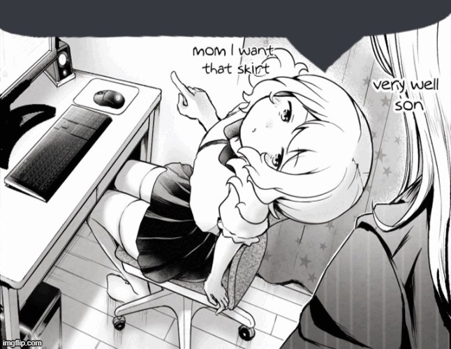 Femboy speech bubble | image tagged in femboy speech bubble | made w/ Imgflip meme maker