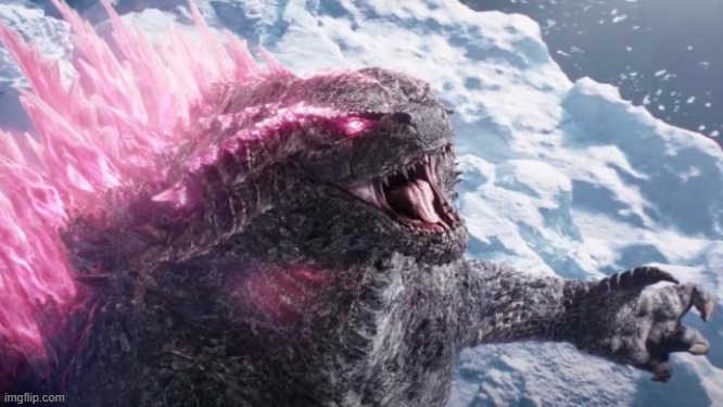 Pink Godzilla | image tagged in pink godzilla | made w/ Imgflip meme maker