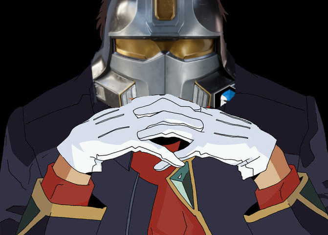 Helldivers Gendo Pose Blank Meme Template