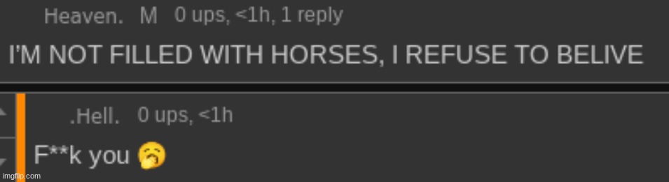 mortal enemies | made w/ Imgflip meme maker