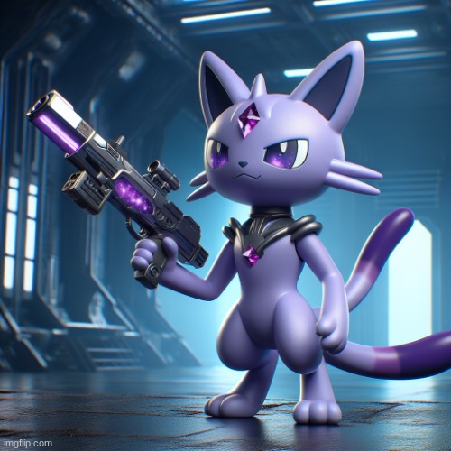 noooooooooooooooooo | image tagged in espeon with a gun ai | made w/ Imgflip meme maker