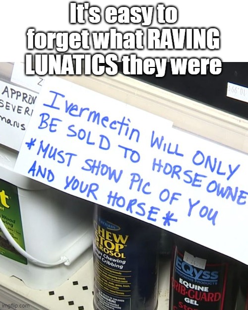 It's easy to forget what RAVING LUNATICS they were | made w/ Imgflip meme maker