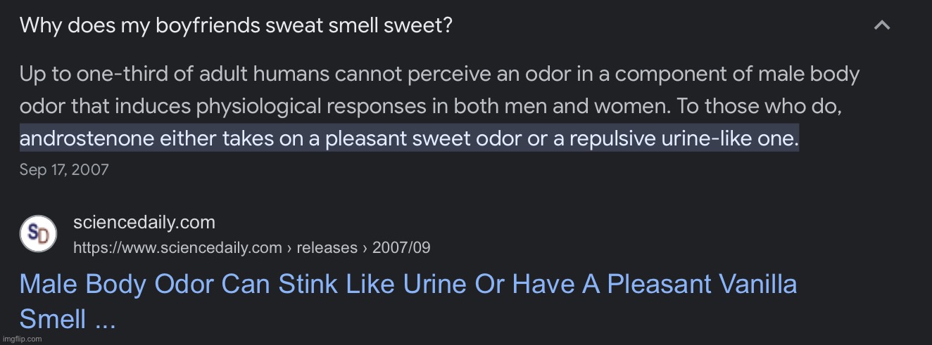 I smell like flowers or honey when I’m around people (I asked other people around) | made w/ Imgflip meme maker