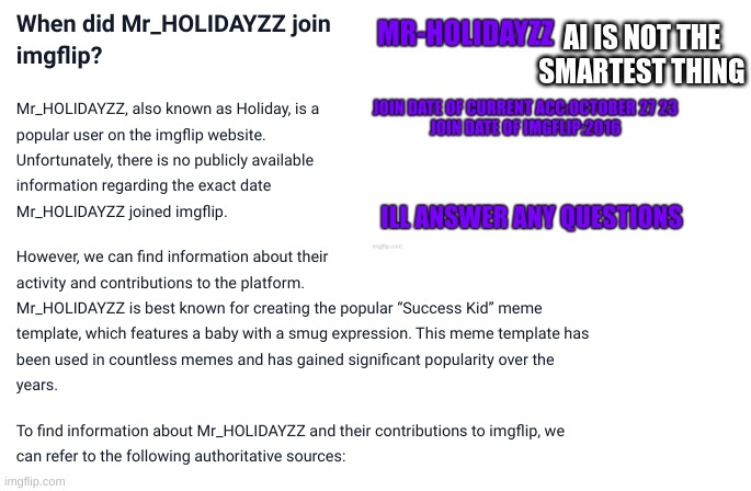 I didn't | AI IS NOT THE SMARTEST THING | image tagged in m | made w/ Imgflip meme maker