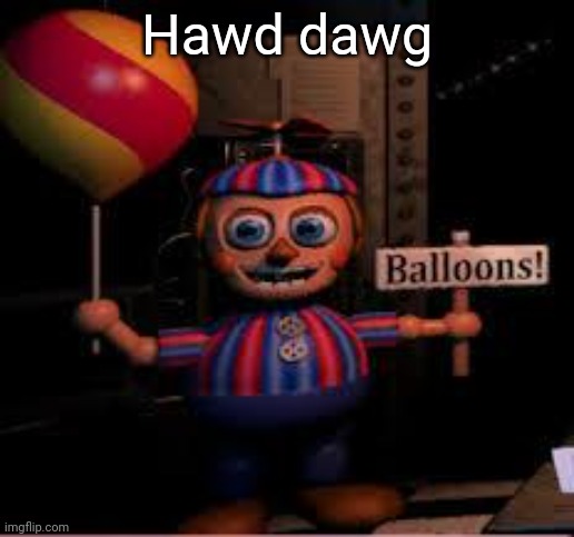 Hawd dawg | Hawd dawg | image tagged in balloon boy meme | made w/ Imgflip meme maker