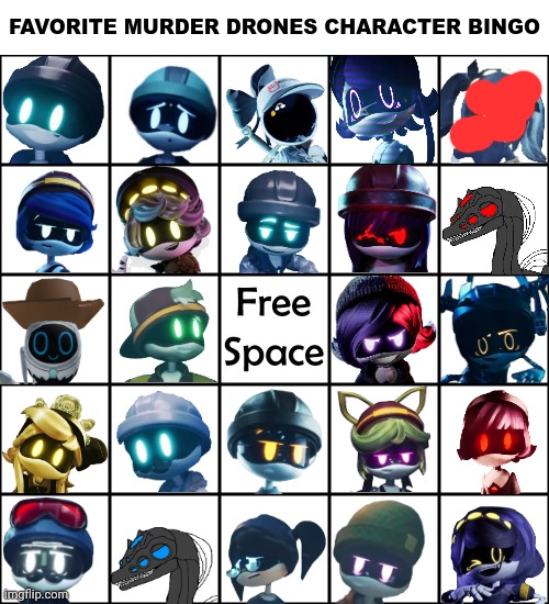 I want that Jussy~ (J p*ssy) | image tagged in favorite murder drones character bingo | made w/ Imgflip meme maker