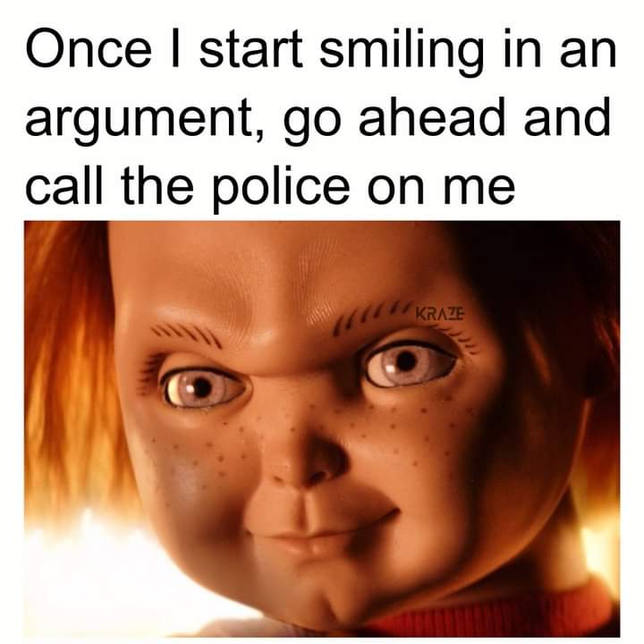 CHUCKY!!! Blank Meme Template