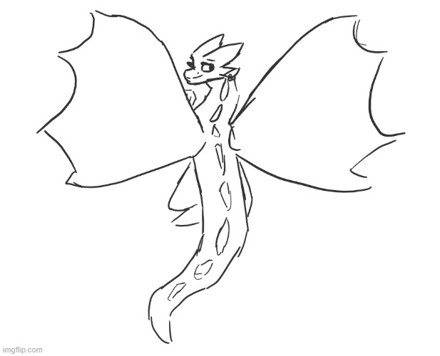 rate my art | image tagged in dragon,wings of fire | made w/ Imgflip meme maker