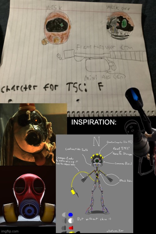 I made a character for TSC | INSPIRATION: | image tagged in murder drones,tsc,oc,art | made w/ Imgflip meme maker