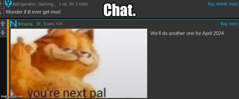 ! | Chat. | made w/ Imgflip meme maker