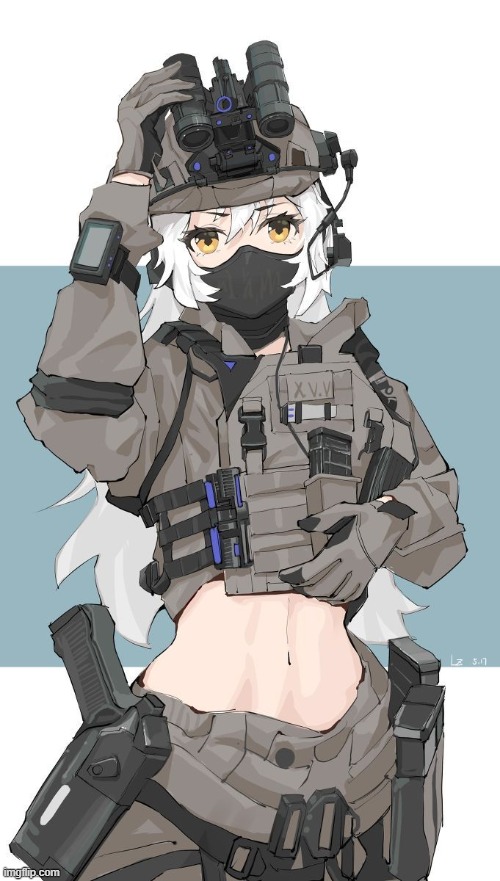 Femboy Soldier | image tagged in femboy soldier | made w/ Imgflip meme maker