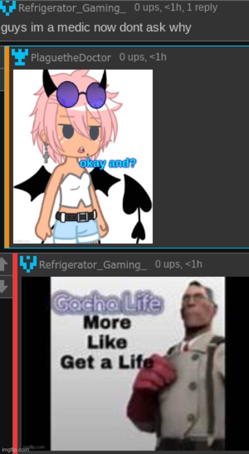 kinda ironic how i said i was medic and this temp happened to have medic | made w/ Imgflip meme maker