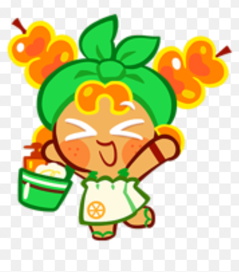 Tangerine Tanghulu Cute Blank Meme Template