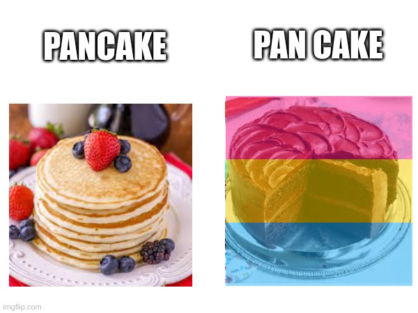 PANCAKE; PAN CAKE | made w/ Imgflip meme maker