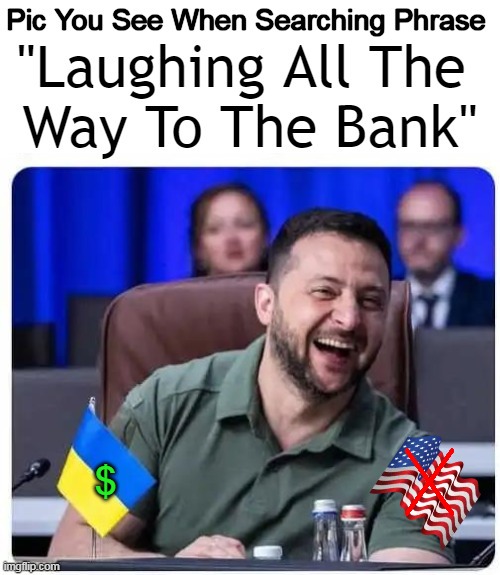 Current Policies Place Americans LAST | $ | image tagged in political humor,ukraine,taxpayers,americans last,funny not funny,national debt | made w/ Imgflip meme maker