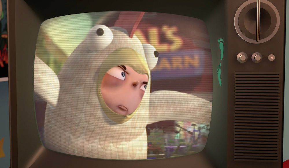 High Quality Figaro Pho as Chicken Suit Blank Meme Template