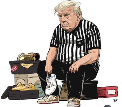 Foot locker Trump Blank Meme Template