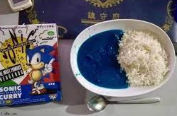 sonic curry | made w/ Imgflip meme maker