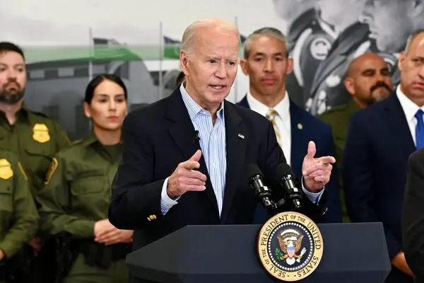 High Quality Biden Texas Mexico Border Blank Meme Template