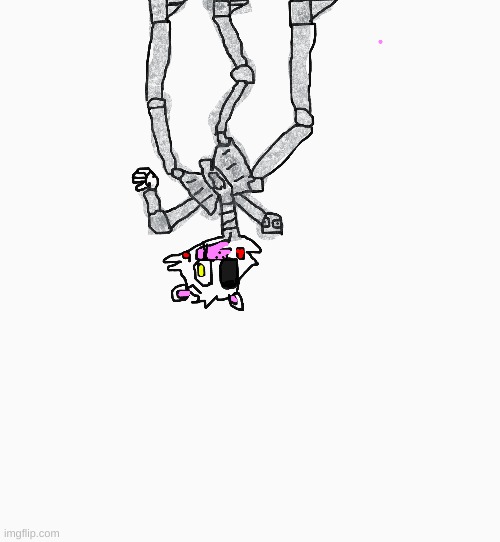 I Tried Drawing Mangle | made w/ Imgflip meme maker