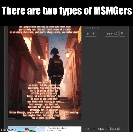 There are two types of MSMGers | made w/ Imgflip meme maker