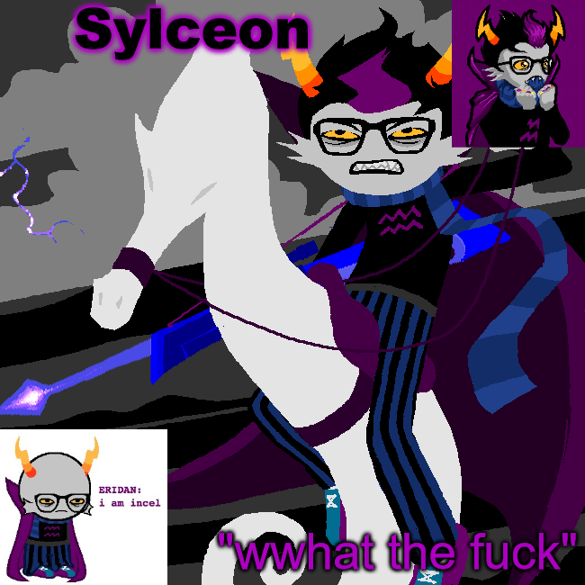 High Quality sylc's eridan temp Blank Meme Template