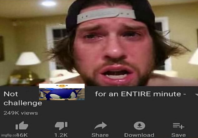 Not _____ for an ENTIRE minute - challenge | image tagged in not _____ for an entire minute - challenge | made w/ Imgflip meme maker