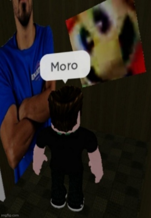 Moro | image tagged in roblox,moro,mario | made w/ Imgflip meme maker