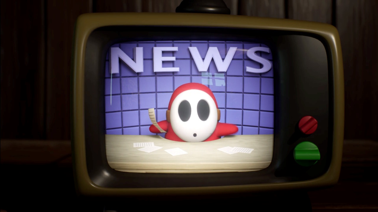 Shy Guy News Blank Meme Template