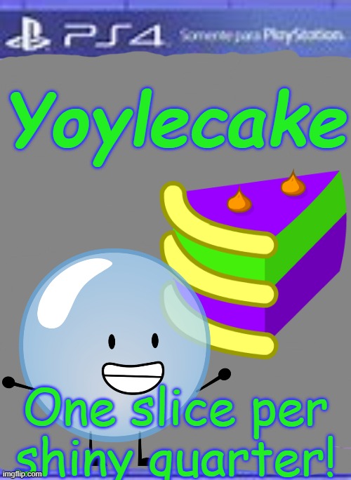 (Mod note: This is for a Baldi's Basics mod i'm working on called Four's Basics in Yoylecake and LittleBIGPlanet) | Yoylecake; One slice per shiny quarter! | image tagged in lbp3 box | made w/ Imgflip meme maker