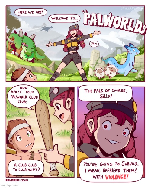 Ah yes, Palworld memes... | image tagged in palworld | made w/ Imgflip meme maker