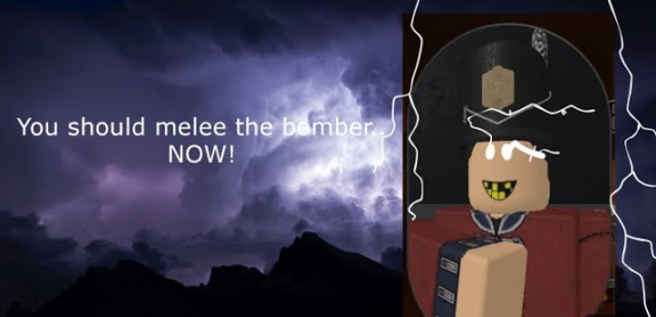 You should melee the bomber... NOW! Blank Meme Template